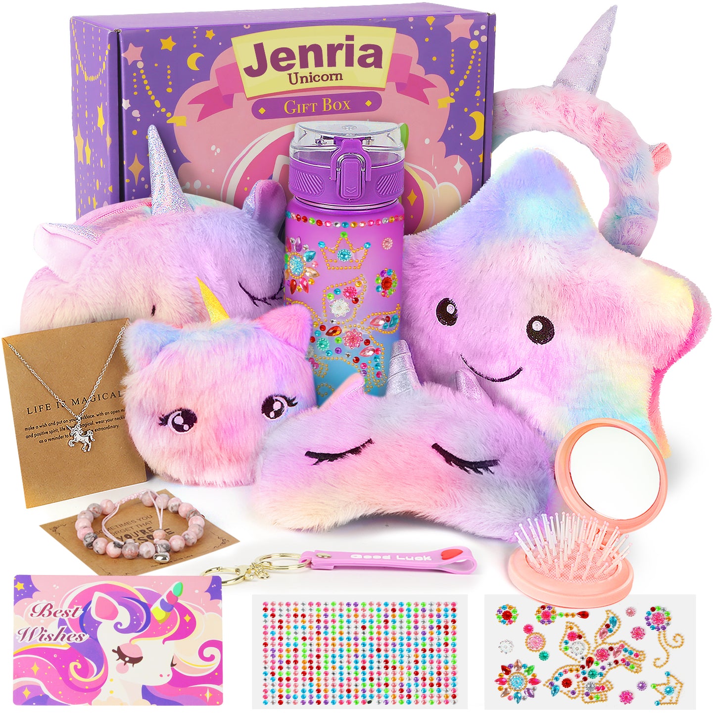 Jenria Unicorn Gifts for Girls Toys Age 6-8 Christmas Birthday Gifts for Girls Age 3 4 5 6 7 8 9 10 11 12 Years Old Girl Birthday Gift Ideas, Unicorn Toys for Girls, for Daughter, Niece, Granddaughter